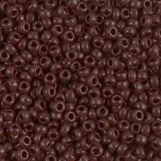 Opaque Chocolate Miyuki Seed Beads 8/0 (8-9409-TB)