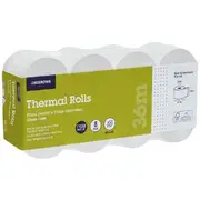 J.Burrows Thermal Rolls 57 x 57mm 8 Pack BPA Free