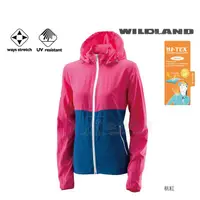 在飛比找蝦皮商城優惠-Wildland 荒野 桃紅 米白 女彈性UV輕薄外套 多口