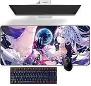 Anime Mouse pad Honkai Impact 3rd Kiana Kaslana Anime Desk Mat Keyboard Mat Large Mouse Pads Rubber Mouse Mats