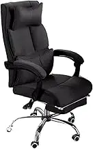 Classic Modern Simple Computer Chair Reclining Lunch Break Office Chair Comfortable Sedentary Ergonomic Office Chair Desk Task Chair(Black)