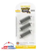 BACHMANN 44825 HALF SECTION 17.50" RADIUS CURVED TRACK - N SCALE (6 pcs)