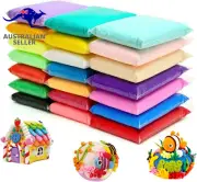 24 Colors Air Dry Clay Magical Kids Clay Ultra Light Modeling Clay Artist Studio