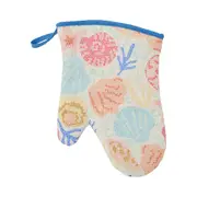 Annabel Trends Linen Single Oven Mitt Kitchen Glove 18x26cm Shelly Beach