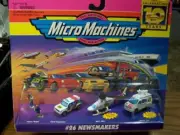 Mirco Machines #26 Newsmakers 10 Years Set on Card Rare Vintage NOS sealed