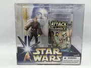 Star Wars Attack Of The Clones Collectible Figure And Cup 2004