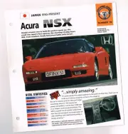 1993 + ACURA NSX IMP Brochure