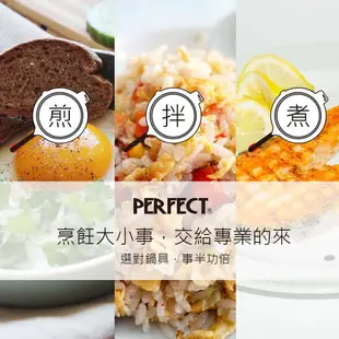 理想PERFECT 極緻鑄造三格平煎鍋 28cm無蓋(附316煎匙) SJ-2550028 台灣製