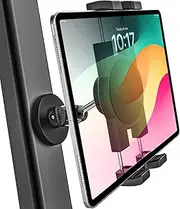 Magnetic Tablet Holder, Metal iPad Magnetic Mount for Fridge/Metal Surface/Cabinet/Whiteboard/Gym Equipment/Warehouse, Compatible with 4.7-13" iPad Pro 12.9 Air Mini, Galaxy Tab, Phone