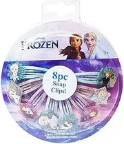 Disney Frozen Kids Hair Clips for Girls Snap Clips 8 Pack Multi Color Ages 3+