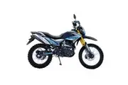 Blue - TDR 300cc AG Bike Motocross Motorcycle Off-Road Dirt Pit Farm Bike, 1-Cylinder, 4-Stroke Oil-Cooled, Electric / Kick Start