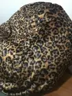 LARGE FUR BEANBAG COVER LEOPARD PRINT RETRO LEOPARD PRINT