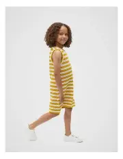 [Seed Heritage] Stripe Crochet Dress in Sundaze
