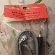Realistic Shielded 6-Ft Audio Patch Cable - Radio Shack Adapter Cable RCA Plugs