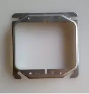 Box Of 50 Crouse-Hinds TP498 4-1/8" Square Raised 1/2" for two flush devices