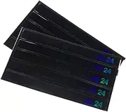 uxcell Aquarium Thermometer Sticker, 10Pcs Fish Tank Thermometer Stick On Betta Fish Tank Digital Water Temperature Strips Adhesive for Terrarium Tank Brewing Wine, 4-24℃