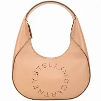 在飛比找Yahoo奇摩購物中心優惠-Stella McCartney Hobo 小款 穿孔字母皮