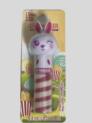 Lip Smacker Lippy Carmel Corn Pals Bunny Theme Hopping Gloss .28 Fl Oz