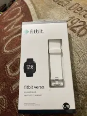 Fitbit Versa Classic Band White Wristband Strap Large NEW