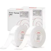 NIIMBOT Label Tape of Model D11/D110/D101 Printer, (2 Rolls, 0.47"×1.57"/12×4...