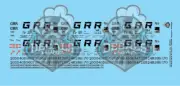 Georgetown Railroad Ortner Hopper Stencil HO Scale Decal Set