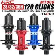 1Pair Mountain Bike Hubs MTB Bicycle Hub 28/32/36 Hole 6-Bolt Disc 8-11 Speed