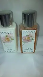 crabtree evelyn evelyn rose lotion gel set travel miniature new