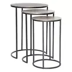 Uttermost Erik Metal Nesting Tables, Set of 3 - 25057