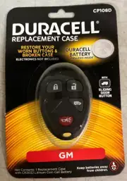 Duracell CP108D Replacement Key Fob Case for GM W/ CR2032 Battery NEW