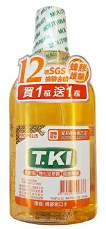 在飛比找樂天市場購物網優惠-T.KI 鐵齒蜂膠漱口水 (350ml/瓶) 買一送一