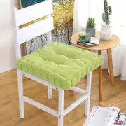 Square Cushion Tatami Seat Pillow Thicken Yoga Pad for Office and Home-Green