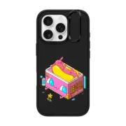 iPhone 16 Pro Impact Ring Stand Case MagSafe Compatible Right Meow House by Jasper Wong