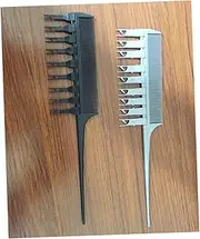 FOMIYES Professional Hair Dyeing Tool Hair Tint Brush Hook Dye Applicator Easy to Clean Long Reach Random