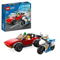 在飛比找momo購物網優惠-【LEGO 樂高】城市系列 60392 警察摩托車飛車追逐(