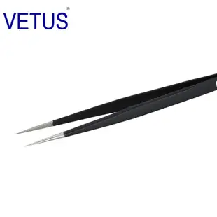 現貨 快速出貨 VETUS ESD防靜電高精密鑷子ESD-11 302不鏽鋼防磁防酸 鐘錶維修美