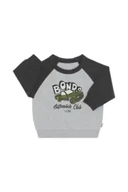 [Bonds] Bonds Toddler Soft Threads Pullover in Camo Club Green/Grey Marle Size: 12-18 Months 12-18 Months Camo Club Green/Grey Marle