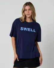 Swell Surf Club Boyfriend Tee