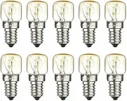 Costcom 10/20Pcs Himalayan Salt Lamp Globe Bulb Light Bulbs Heat Resisting 7W/15W E14 Replacement Light Bulbs for Salt Lamps & Incandescent Fixtures (10, 7W)