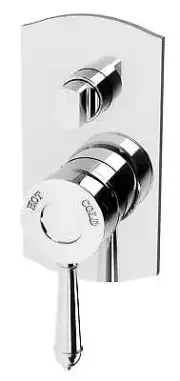 Phoenix Tapware NS791 CHR Nostalgia Shower / Bath Diverter Mixer (Chrome)