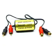 RCA Audio Noise Filter Suppressor Ground Loop Isolator Car & Home Stereo Part