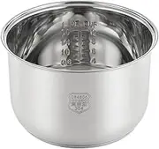 Stainless Steel Liner Without Coating Ceramic Glaze Liner Rice Cooker Rice Cooker Electric Pressure Cooker Inner Bowl 4L 5L 6L(6L Stainless Steel)