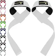 ihuan Wrist Straps for Weight Lifting | Gym Wraps with Extra Hand Grips Support for Strength Training | Bodybuilding | Deadlifting