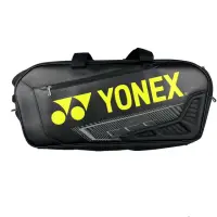 在飛比找momo購物網優惠-【YONEX】矩形袋羽拍袋73x20x32cm黑X黃(BA0