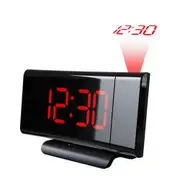 LED Digital Projection Alarm Clock Time Projector LCD Display FM Radio