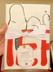 Snoopy Pottery Barn pillowcase Holiday Peanuts party gift Kid Disney Dog SET 2