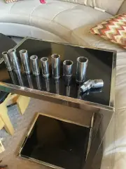 Deep Socket Set Metric (8 Sizes) Plus Joint Socket Adapter