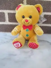 Build A Bear Gingerbread Bear 8" Plush Retired 2017 Stored New with Tags