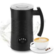 Electric Coffee Milk Frother, Milk Steamer Soft Foam Maker with Two Whisks fo...