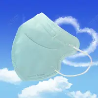 在飛比找樂天市場購物網優惠-麗正 大童3D醫用口罩(天空藍)細耳帶-30入/單片包裝