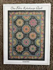 One Fabric Kaleidoscope Quilt Kit By Jason Yenter 64” X 86 1/2”